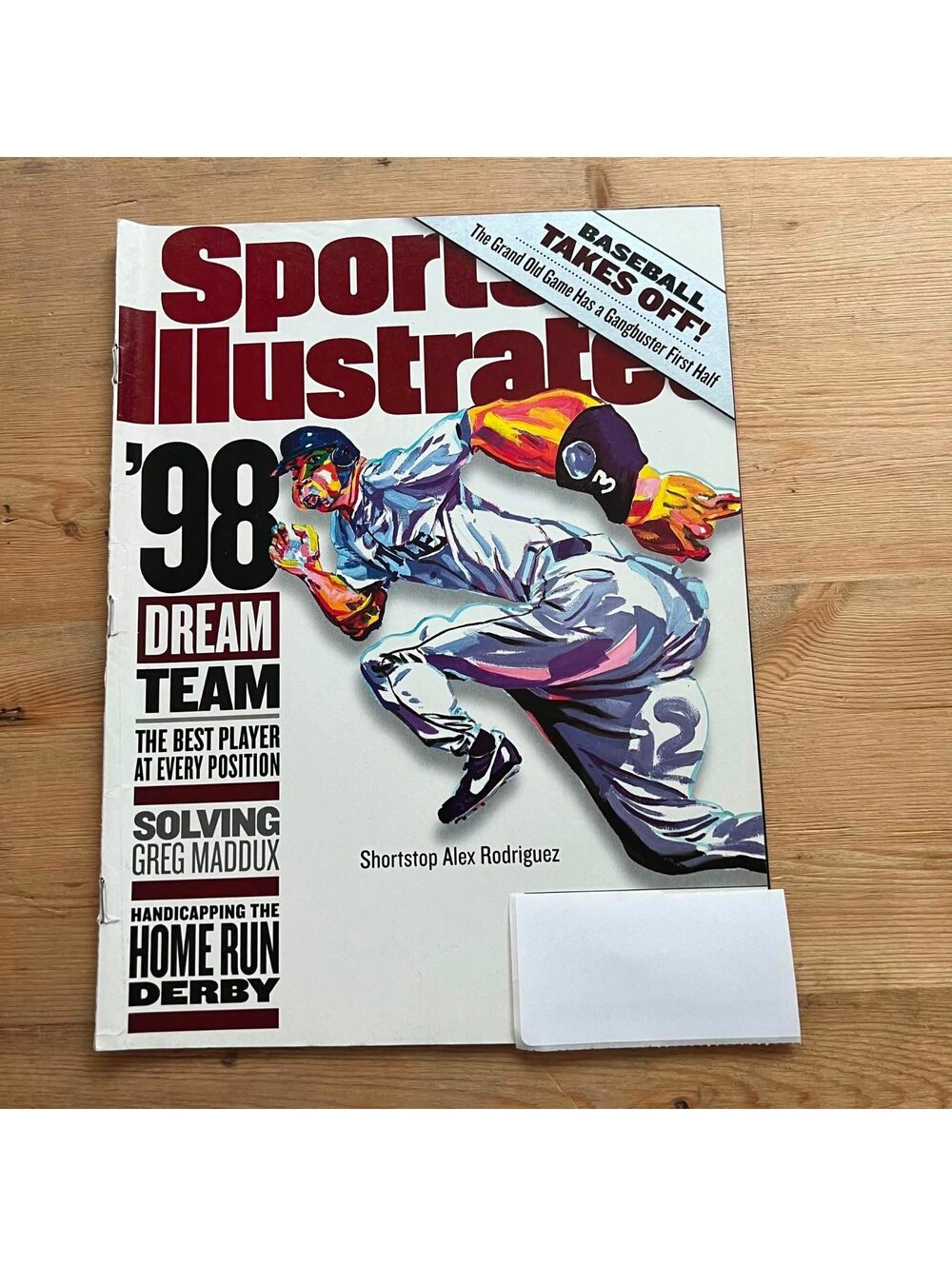Sports Illustrated Baseball Takes Off! '98 Dream Team Magazine BK03
